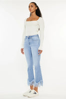 Kan Can High Rise jeans Crop Bootcut Denim