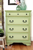 dixie belle chalk mineral paint farmhouse green furniture