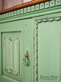 dixie belle paint farmhouse green chalk mineral paint furniture