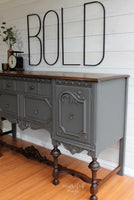 dixie belle chalk mineral paint sideboard gravel road