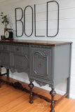 dixie belle chalk mineral paint sideboard gravel road