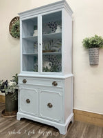 dixie belle chalk mineral paint haint blue cabinet furniture