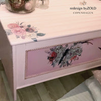 dixie belle soft pink chalk mineral paint furniture