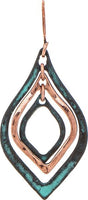 Patina Mix Layered Ellipse Earring