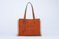 Sherpa Tote by Simply Noelle whiskey/light brown