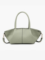 Jen and Co Karen vegan baguette Bag Light Sage