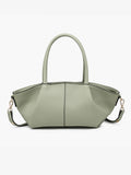 Jen and Co Karen vegan baguette Bag Light Sage