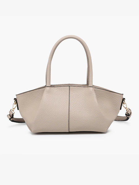 Jen and Co Karen vegan baguette Bag Dove