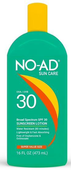 No-Ad Sunscreen Lotion 30 spf 16 fl oz