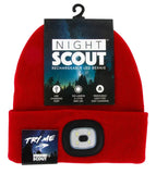 Night Scope Led light up Beanie hats. Olive Green, Black or Navy
