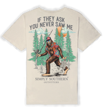 Simply Southern short sleeve tshirt Bigfoot