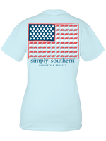 Simply Southern short sleeve tshirt Turtle Flag Tracking