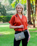Spotted leopard crossbody 