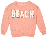 Simply Southern peach beach sweater