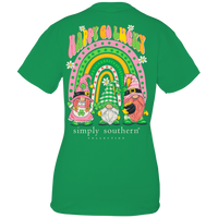 Simply Southern Happy Go Lucky short sleeve tshirt