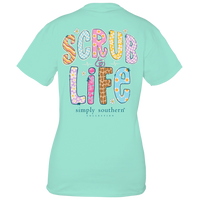 simply southern scrub life tshirt